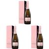 Nicolas Feuillatte Champagne Brut Rosé AOC Réserve Exclusive con astuccio 0,75L (Confezione da 3)