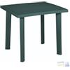 Andrighetti TAVOLO IN PLP FIOCCO VERDE cm 80x75xH 72