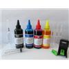 inkworld 400 kit inchiostro ricarica cartucce stampante hp 336 nero 342 colore + refill