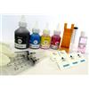 inkworld Inchiostro ricarica cartucce stampante hp designjet 750 c n 44 nere e 49 colore