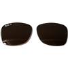 Ray-Ban Ray Ban 2140 2143 50 Wayfarer Lenti di Ricambio Marrone Polarizzato