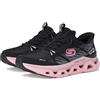 Skechers Donna Glide-Step Altus Fast Lane Slip-In ALLENATRICE, Black Mesh/Mauve Trim, 39 EU