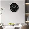 Orologio da parete fosforescente da 25 cm, ideale per ufficio, soggiorno,