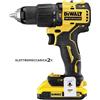 DEWALT DCD709D2T-QW avvitatore percussione 18v 2 batterie 2ah brushless 13mm ...