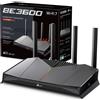 TP-Link Wi Fi 7 Archer GE230 Router Gaming Dual Band BE3600Mbps 2 Porte 2.5Gbps 3 Porte