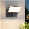 K-Bright Faro led esterno con sensore di movimento led 40W IP65 in alluminio 3000K