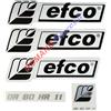 EFCO ETICHETTE ADESIVE PER TRINCIA EFCO DR80HR11