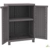 ARMADIO BASSO TERRY RESINA EFFETTO LEGNO 2 ANTE 68X39X91,5H TUTTOPIANO ESTERNO