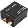 Convertitore adattatore audio ottico coassiale Toslink digitale ad analogico RCA