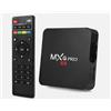 MXQ TV BOX Smart Ultra HD 4K Porta USB HDMI WIRELESS Telecomando Incluso