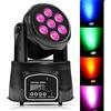 SPECIAL KIT 😍 TESTA MOBILE A 7 LED DMX LUCI DISCOTECA PSICHEDELICHE EFFETTO LUCE DJ PALCO