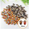 40x ghiande artificiali fai da te, piante di quercia e noci, modello per