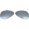 Ray-Ban Ray Ban 3025 58 Aviator Lenti di Ricambio Specchio Argento Polarizzato