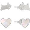 Radley Ladies Sterling Silver Madreperla Twin Pack Orecchini RYJ1425