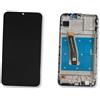 TOUCH SCREEN SCHERMO PER HUAWEI P SMART 2019 VETRO LCD DISPLAY CON FRAME NERO