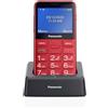 Panasonic Cellulare senior Panasonic KX-TU155 Rosso