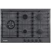Plados Piano cottura 5 Fuochi incasso a gas 75 cm Black Matt SLIM75UG70