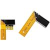 DRW Squadra Falegname Giallo Metallo 12 Pezzi, Multicolore, Medidas: 15 cm x 20m