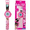 Lexibook - Barbie Schermo digitale per orologio a proiezione regolabile - 20 immagini Barbie - per Bambini - DMW050BB