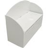 Demeyere Scatola Portagiochi Trasformabile in Panca per Bambini, Colore Bianco, 69.5 x 29.5 x 54.3 cm