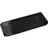 Kingston DataTraveler 70 - DT70/256GB Drive Flash USB-C, Nero