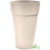 VASO ALTO HOUSTON BIANCO PLASTICA H 50 CM DIAM. 35 INTERNO ESTERNO COPRIVASO