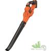 BLACK+DECKER SOFFIATORE BLACK+DECKER A BATTERIA B+D 18V LITIO GWC1820PC FOGLIE GIARDINO