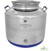 CONTENITORE FUSTO BIDONE OLIO SALDATO ACCIAIO INOX SANSONE 30LT LATTA TAPPO VITE