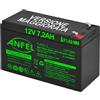Does not apply Batteria Lead Acid AGM 12V 7.2Ah Al Piombo Ricaricabile Ciclica Pila Batteria Er