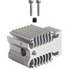 Dissipatore di calore di ricambio per stampante 3D in alluminio per Ender-3