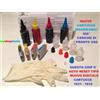 INKJET ORIGINALE ORIGINALI KIT CARTUCCE RICARICABILI PIENE + 400 ML COLORI PER WORKFORCE WF2510