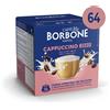 Caffè Borbone 64 Capsule Caffè Borbone Compatibili Nescafé Dolce Gusto Cappuccino Zero