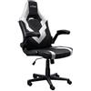 Trust GXT 703W RIYE Sedia per Gaming Universale Nero-Bianco