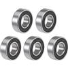 uxcell 6202-10-2RS Profonda Scanalatura Sfera Cuscinetto 6202-2RS 5/8"x35mmx11mm Z2 5pz