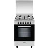 Glem Gas Cucina gas 4 zone Forno elettrico ALPHA A554MI6 Inox Classe A