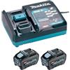 Makita 1911v6-0 Kit di sorgente di alimentazione Li 40V 5.0Ah - Batteria ricaricabile -