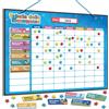 Tabella Ricompense Magnetico per Bambini 3/8 Anni 80+Attività + 380 Magneti