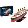 Revell 3D Puzzle 00170 RMS Titanic 113 Pieces, Highly Detailed, 80cm in length,