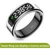 New Net Anello smart waterproof per allenamento quotidiano [misura 8 - silver]