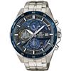 Casio Orologio EDIFICE Classic Silver e Blue EFR 556DB 2AVUEF