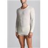 ALPINA 200 ANR006 Maglia Uomo Manica Lunga 100% Lana BIANCO