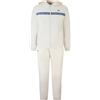 LACOSTE - Completo tuta avorio con zip per uomo