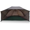 NGT QUICKFISH SHELTER 60" BROLLY TENDA RIPARO CARPFISHING LEGGERO COMPATTO A1854