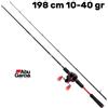 ABU GARCIA MAX X CASTING COMBO 198 CM 10-40 GR CANNA PESCA + MULINELLO