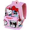 KARACTERMANIA Sanrio Ventaglio Hs Zaino Kuromi B & W 2.2 Black Karactermania