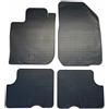 Cora Set 4 Tappetini Auto Gomma su Misura Compatibile con DACIA Sandero I 2008>2012