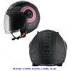 BHR Casco Demi-Jet New Line Rosa Opaco Visiera Antigraffio Interni Removib. 804 Top