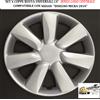 Per NISSAN "Disegno Micra 2010″ Set 4 Copricerchi Coppe 14" Univers. SENZA LOGO