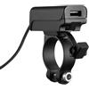 LAMPA Caricatore montaggio manubrio con doppia presa USB + SAE