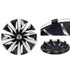 Sparco Set 4 Copricerchio 16" Universali Lazio Nero/Argento Coppe Ruota Borchia
